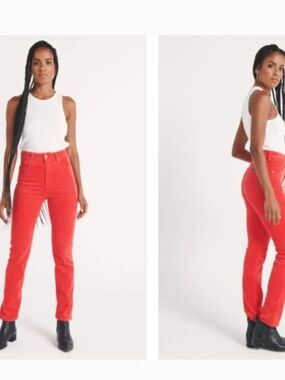 Like New! ROLLA'S Dusters Poppy Cord High Rise Slim Size 26